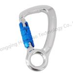 Outdoor Gear Aviation Aluminum 30KN Safety Lock Hook Climbing Hardware D Ring