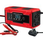 12V/10A PC Fireproof Material Motorcycle Battery Repair Charger for Lead Acid