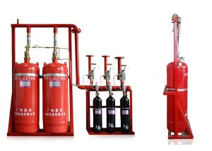 China 950kg/m3 4.2Mpa CCC 100L FM200 Fire Fighting System on sale