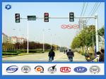 86um Galvanization Steel Traffic Signal Pole Customized Polygonal IP54