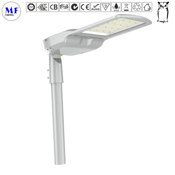 IP66 5 Years Warranty 30/50/80W LED Street Light With Low Light Decay For