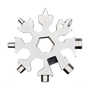 Wholesale GS Stainless Steel 18 In 1 Snowflake Multi Tool Screwdriver Silver from china suppliers