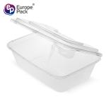 New style disposable plastic lunch box fast food containers, leakproof bento