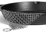 6'' X 8'' Stainless Steel Chainmail Scrubber , SUS316 Material Chainmail Weave