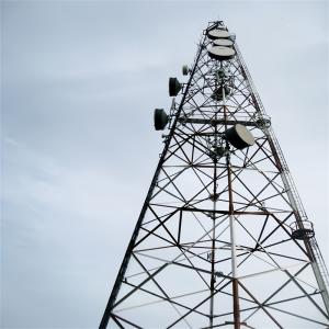 Wholesale Q345 / Q235 3 Legged Tubular Steel Tower / Lattice Steel Towers ANSI/TIA-222-G-2005 from china suppliers