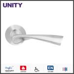 Stainless Steel Fire Door Lever Handle EN1906 and EN1634 Satin Finish