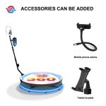 1 Person 360 Rotating Photo Booth Remote Control Customized Logo