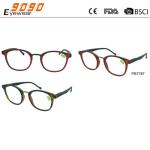 Hot sale style reading glasses with metal nose pad ,suitable for men and women
