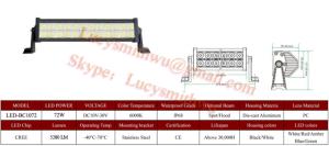 Wholesale 72W Led work lights truck driving lamps/Spot flood/LED arbeidslys foco Faros LED-BC1072 from china suppliers