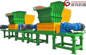 Wholesale Low Noise Double Shaft Shredder Overload Automatic Return Metal Containers from china suppliers