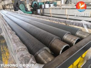 Wholesale HFW Solid Plain Finned Tube , ASTM A335 P22 Alloy Steel Seamless Pipe For Boiler from china suppliers