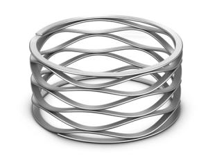 Wholesale Carbon Steel Metric Multi Turn Wave SpringWith Gold Plating / Powder Coated from china suppliers