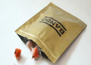 Wholesale Glossy 3 Side Seal Plastic Pouch Packaging / Aluminum Foil Packaging Bags from china suppliers
