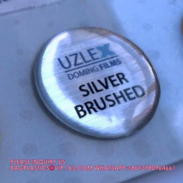 Eco-Friendly Custom Clear Epoxy 3d Dome Sticker Transparent Silicone Labels