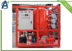 Double Stage High Vacuum Oil Filtration Plant For Transformer Oil Purifying
