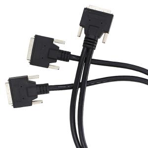 Wholesale IP67 Molding Screw 68 Pin SCSI Cable Male To Male for Communication Data from china suppliers