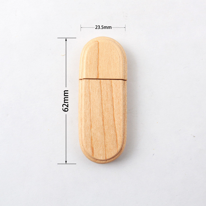 Bamboo Wooden USB Flash Drive 2.0 3.0 Upload Data 20MB/S For Free