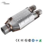 2", 2.5" Universal Oval High Quality Exhaust Auto Catalytic Converter Sale