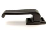 Black Door Window Handles Zinc Alloy Material Powder Sprayed ISO9001