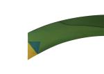 One Side Edge 100 Meter 100 Meters Length Led Resin Aluminum Trim Cap Channel