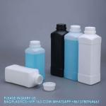 500ml 100ml Custom Logo Printing Square Plastic Bottle For Milk Liquid Packaging