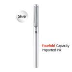 Minimalist Creative Gel Ink Pen Large Capacity Ink Metallic Painted ABS Business