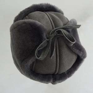 Wholesale Trapper Sheepskin Hat Shearling Mens Winter Hats With Ear Flaps from china suppliers