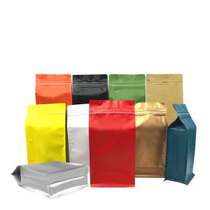 Wholesale Heat Sealable Compound Stand Up Foil Food Coffee Tea Bag With Zipper 1kg 500g from china suppliers