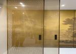Metal Coated Decorative Mesh Fabric For Interior Laminated Glass