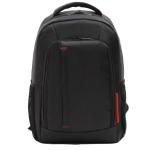 600D Polyester 15.6 Inch Office Laptop Bags , Business Backpack Men In Black
