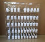 50 Pushers Clear Acrylic Frame Tobacco Display Case For Retail Store Tabletop