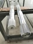 High Strength And Finish Traditional Spline Milling Twin Extruder Machine Shaft