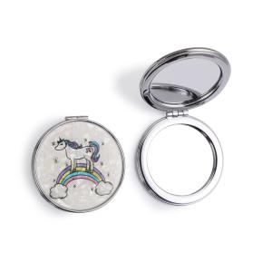 Wholesale Foldable Pocket Mirror With Customizable PU Leather from china suppliers