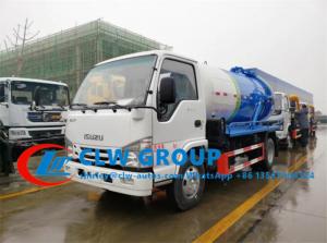 Wholesale Euro V Diesel Engine 4000L 98HP ISUZU Sewage Pump Truck from china suppliers
