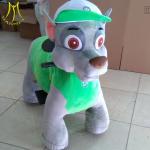 Hansel amusement park battery operated stuffed horse ride on animals