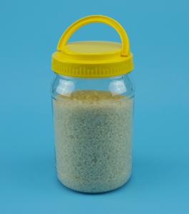 Wholesale Transparent PET Plastic Jars Cylindrical Shape With Hand Cover PB - 880 from china suppliers
