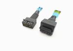 72P STR TO 72P Elbow Flat Copper 8X Internal SAS Cable