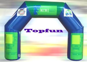Wholesale Custom Inflatable Advertising Archway With 10m Span , PVC Coated 210D Nylon Fabric from china suppliers