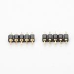 2.54MM Pitch Single Row Right Angle Dip Machined Pin Connector