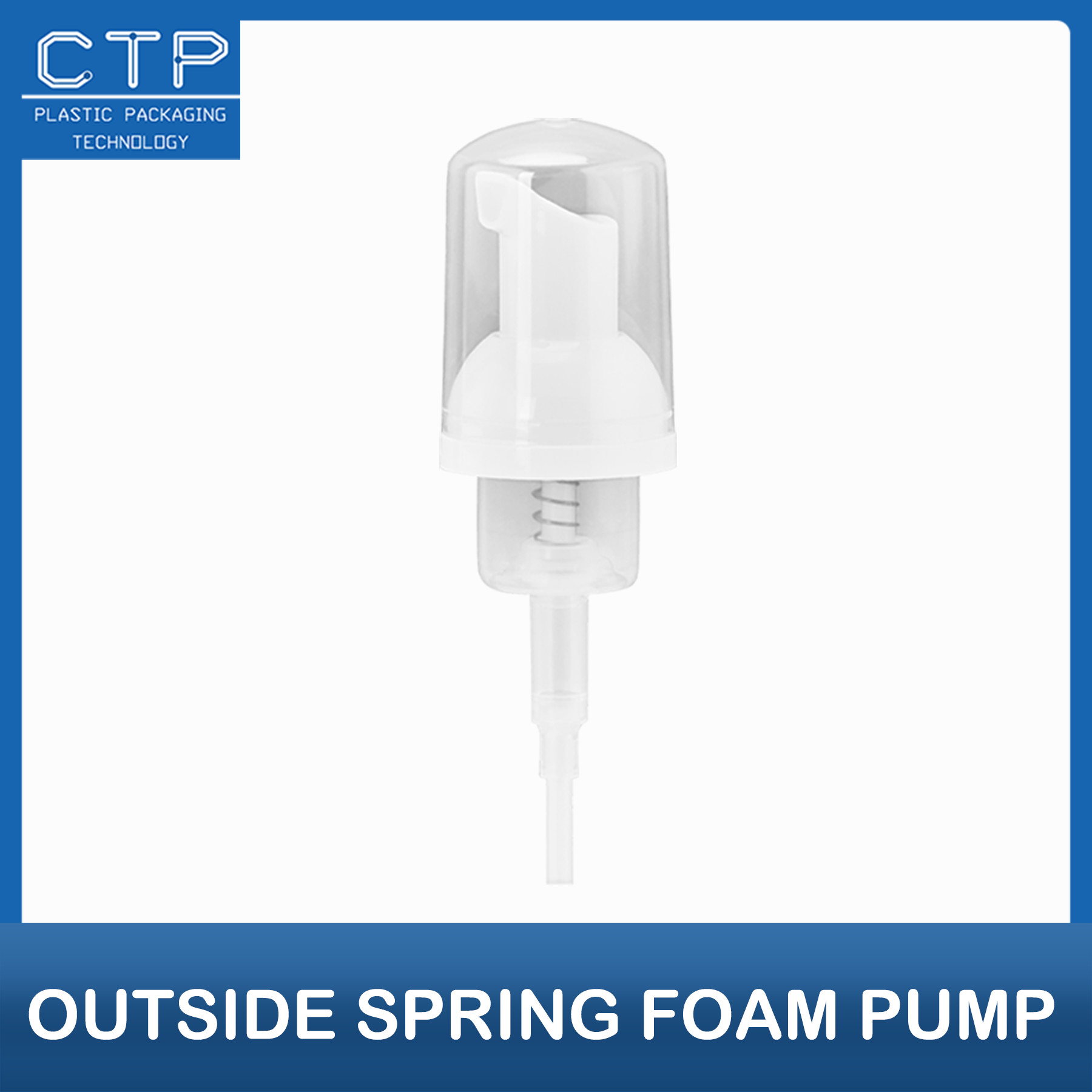 Easy To Carry Colorful Mini Foam Pump Screw On Closure For 0.4 Cc Foam Output