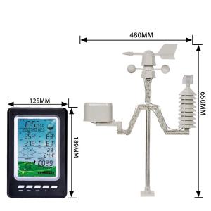 Wholesale Multi Functional Outdoor Wireless Weather Station With Humidity Range 20% To 99% from china suppliers