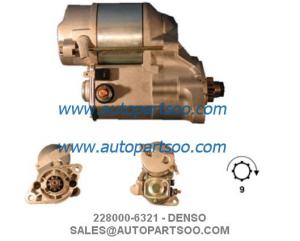 Wholesale 228000-6320 228000-6321 - DENSO Starter Motor 12V 1.4KW 9T MOTORES DE ARRANQUE from china suppliers