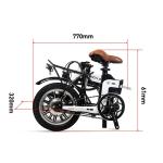 Lightweight Fold Up Electric Bike Lightest Foldable Ebike Women 250w Portable