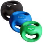 10LB Double Grip Weighted Medicine Ball Exercise Equipment for Strength Balance