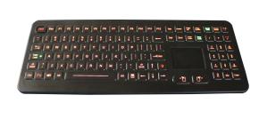 Wholesale IP68 waterproof industrial rubber medical keyboard with backlit touchpad from china suppliers