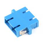 Blue Fiber Optic Adapter Single Mode Fiber Optic Network Adapter Duplex SC / UPC