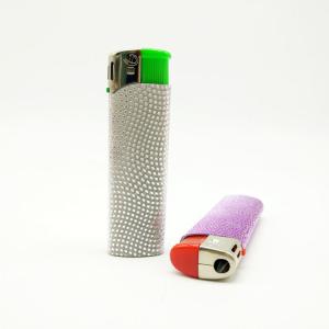 Wholesale Refillable Butane Gas Lighter With Pink Diamond Customization from china suppliers