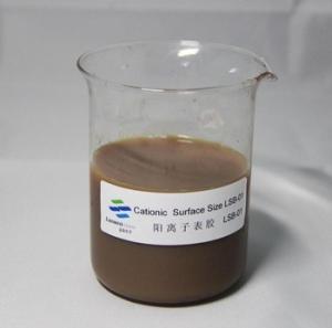 Wholesale Quaternary Ammonium Salt Cationic Surface Sizing Agent Cardboard Papermaking PH 2-4 Storage from china suppliers
