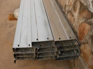 Wholesale Automatic Drilled Holes Steel Building Purlins , Cold Rolled Steel C Purlin  from china suppliers