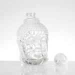 Customize 750ml Unique Square Shoulder Super Flint Rum Vodka Whisky Glass Bottle